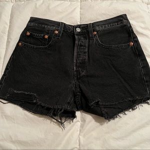 Levi’s 501 Black Jean Shorts